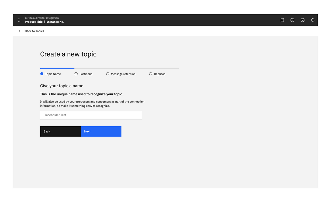 Multistep creation flow with image